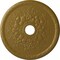 Ekena Millwork Grape Ceiling Medallion (Fits Canopies up to 3 5/8"), Hnd-Painted Gold, 22 5/8"OD x 3 5/8"ID x 5/8"P CM22GRGLS - alternate 1